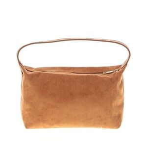 a new day Suede Shoulder Bag in Camel Brown